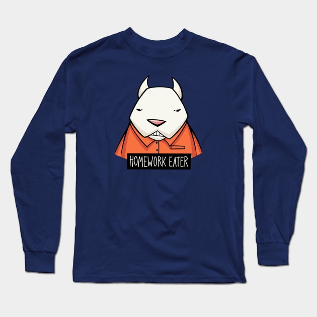 The Homework eater Long Sleeve T-Shirt by Gerty